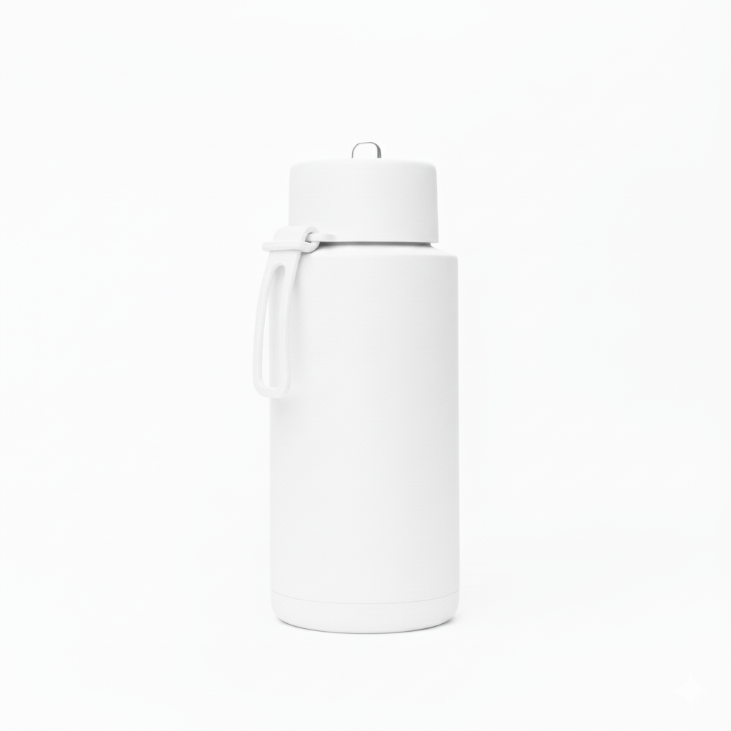 1L Stainless Steel Thermos with Silicone Handle