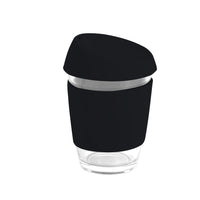 Moama Glass Coffee Cup - 350Ml With Silicon Lid And Band