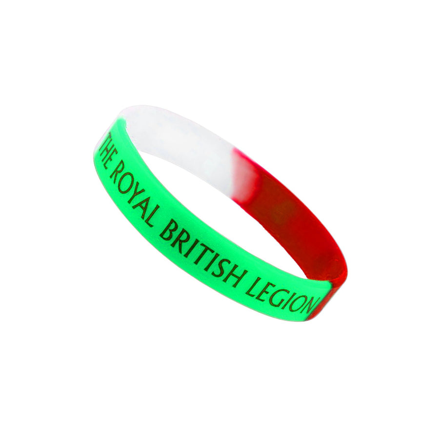 Silicone Wrist-Band With Tri Colour