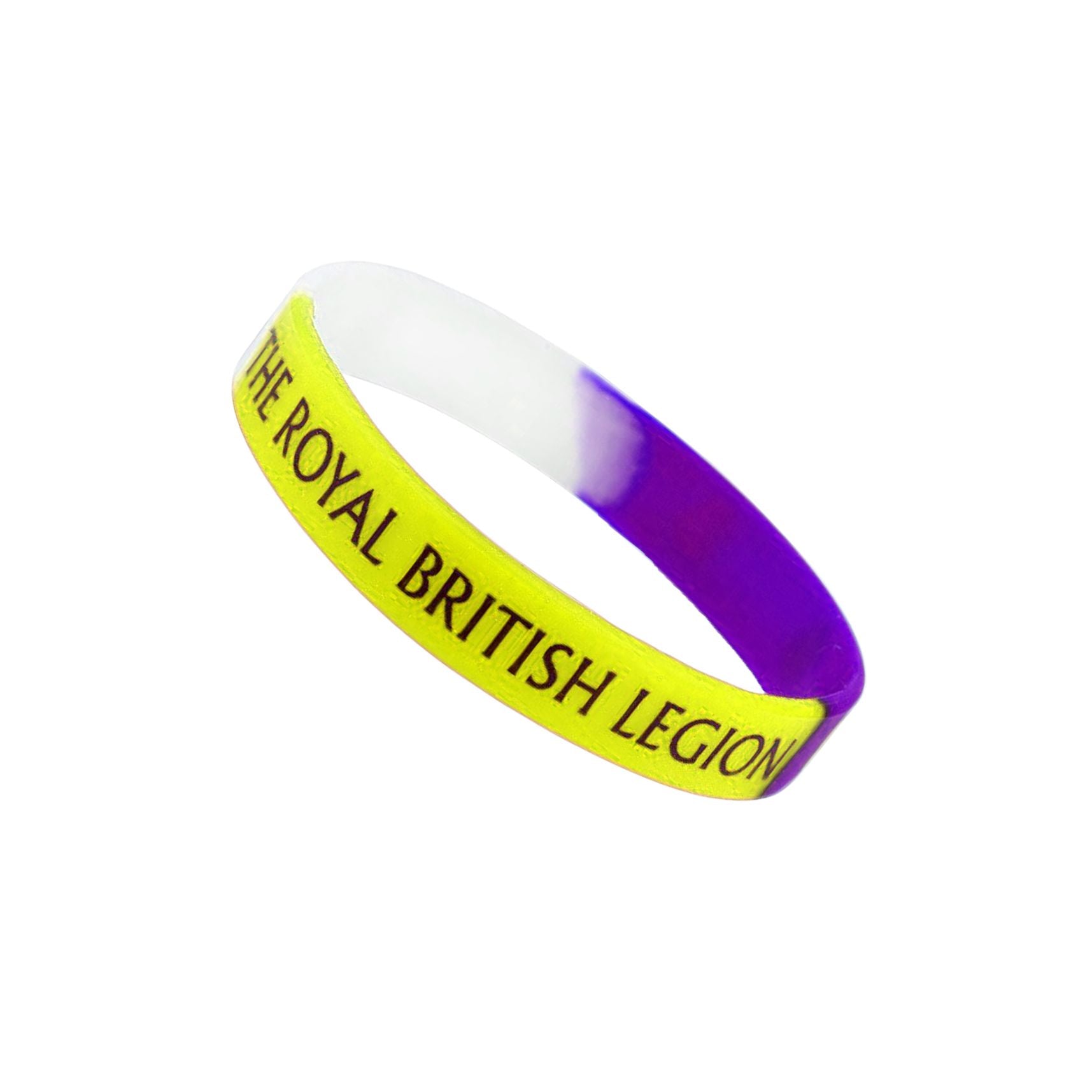 Silicone Wrist-Band With Tri Colour