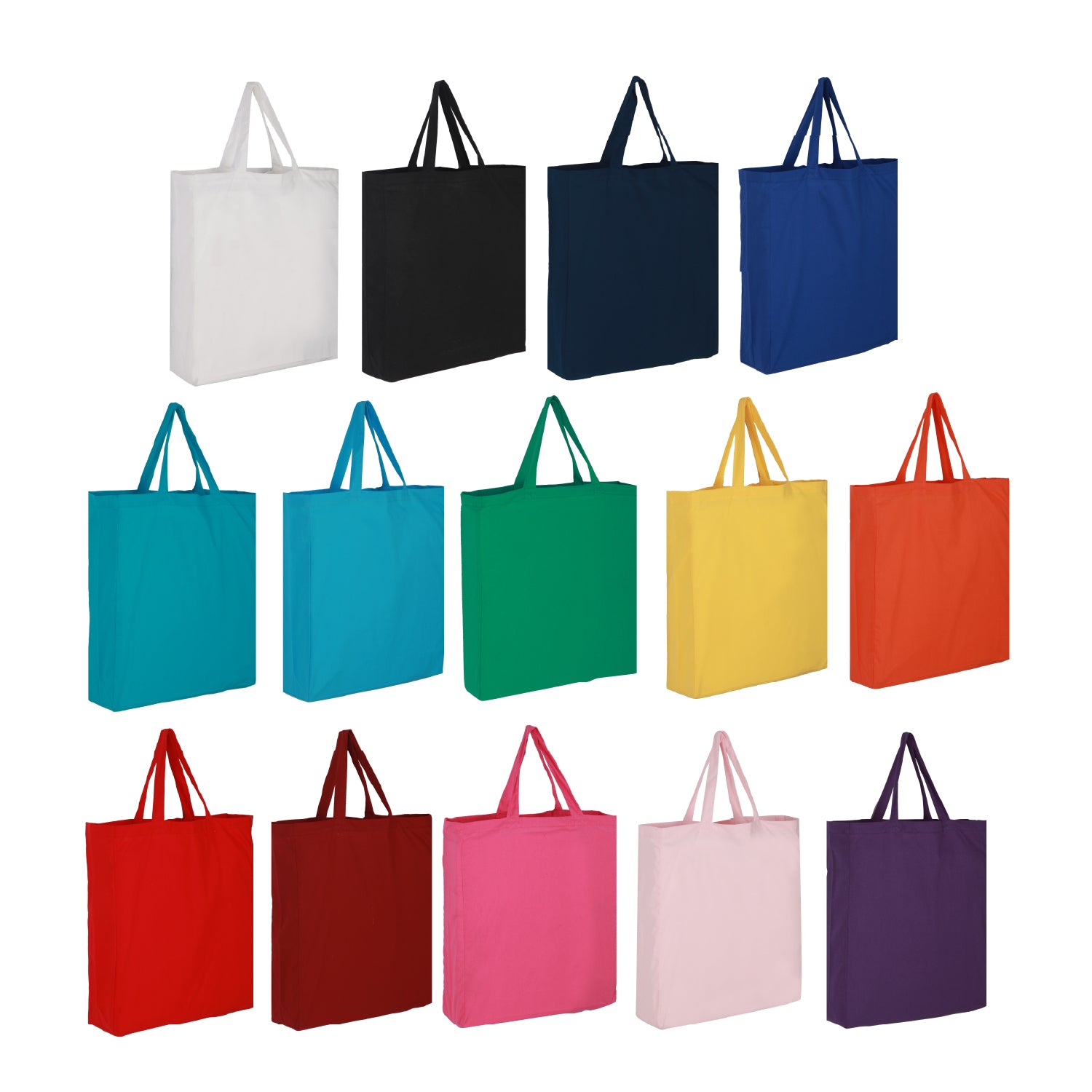 Coloured Cotton Tote Bag