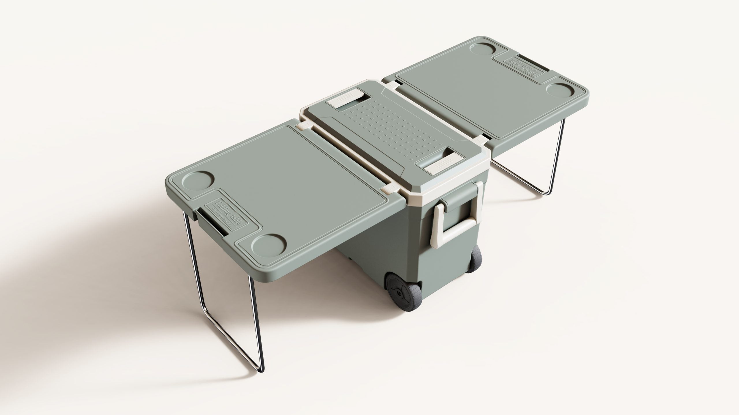 Cooler Box With Table and Chair