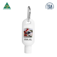 60Ml Spf50 Sunscreen Lotion With Carabiner