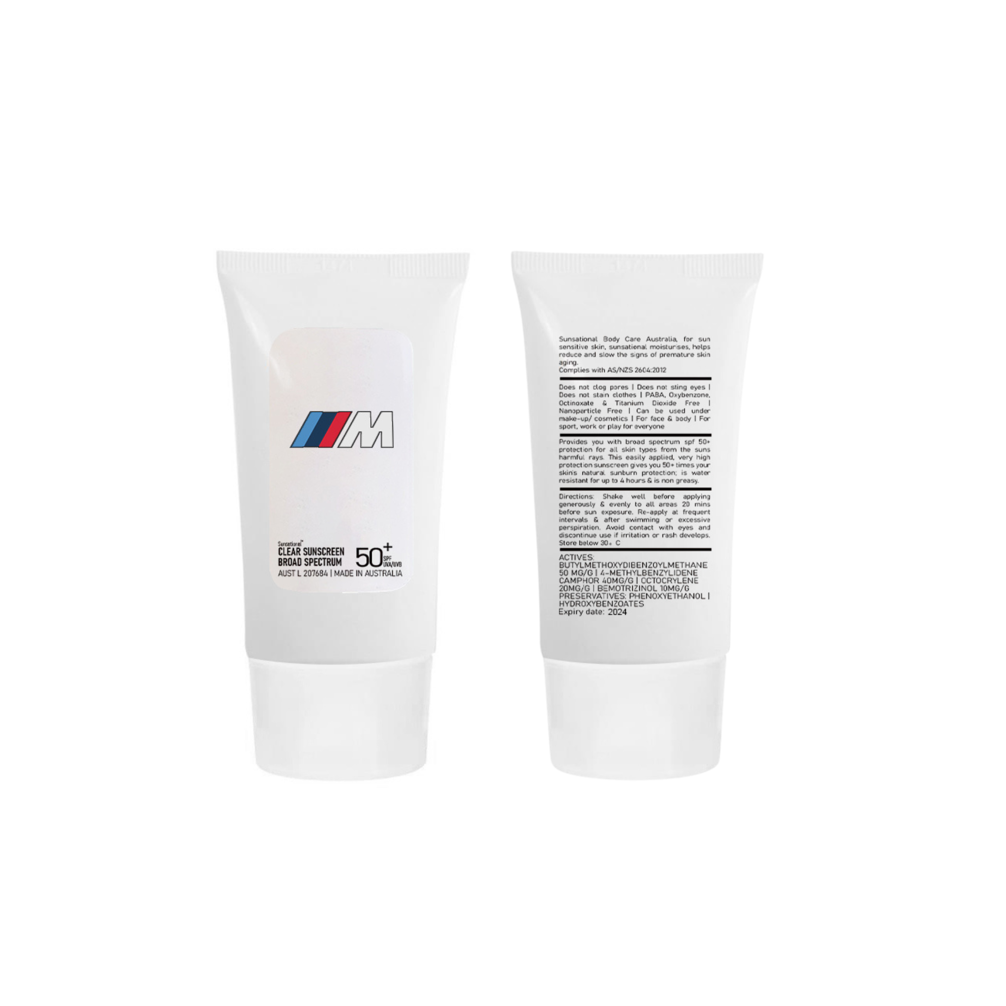 30Ml Spf50 Sunscreen Lotion Tube