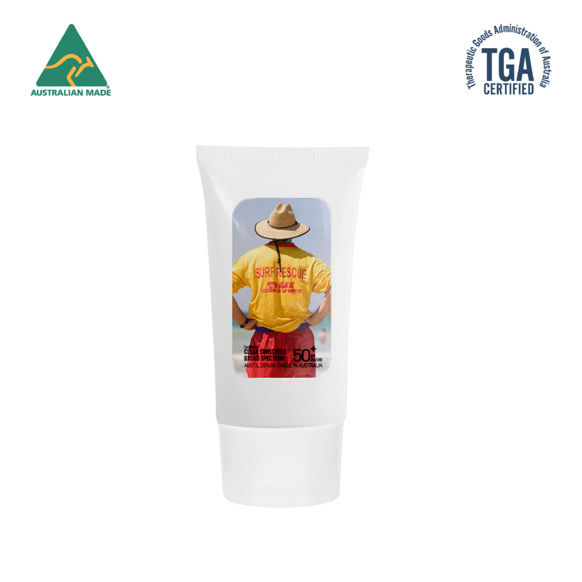 50Ml Spf50 Sunscreen Lotion Tube