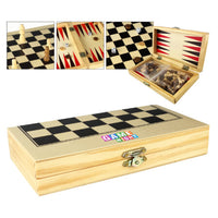 3 in 1 Wooden Play Case  - PT002