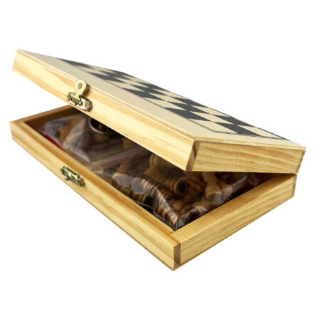 3 in 1 Wooden Play Case  - PT002