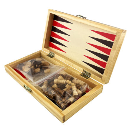 3 in 1 Wooden Play Case  - PT002