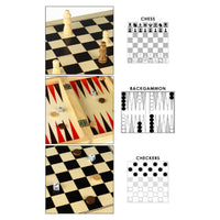 3 in 1 Wooden Play Case  - PT002