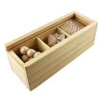 3 in 1 Wooden Brain Teaser  - PT006