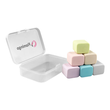 Happy Cube Rubber Eraser Set  - RB008