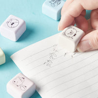 Happy Cube Rubber Eraser Set  - RB008