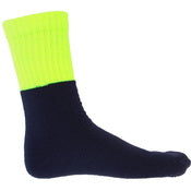 HIVIS Two Tone Acrylic 3 Pack Work Socks