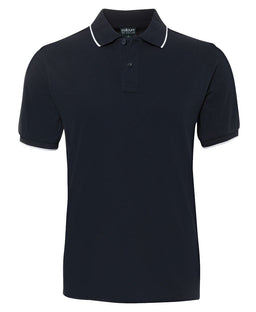 C of C C/FACE POLO NAVY/WHITE - S