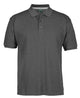 C of C PIQUE POLO CHARCOAL MARLE - 2XS