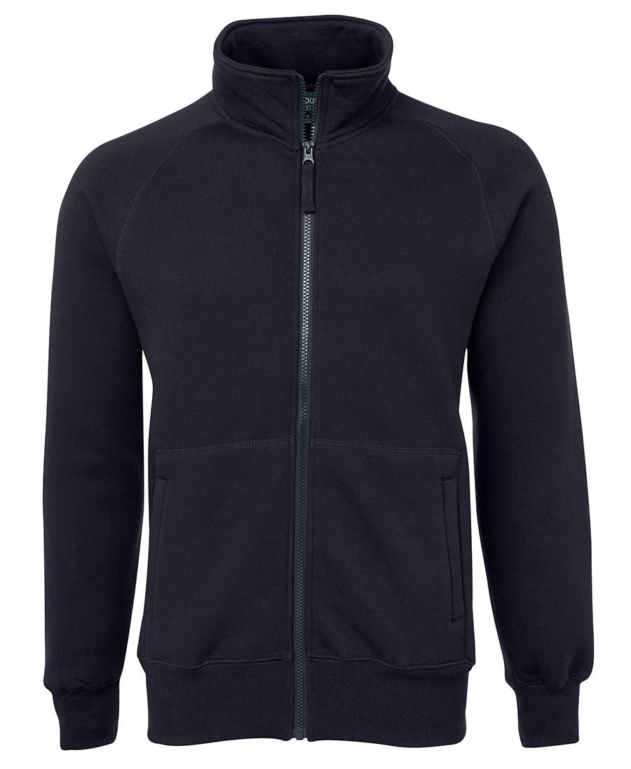 C of C FULL ZIP FLEECY BLACK -2XS
