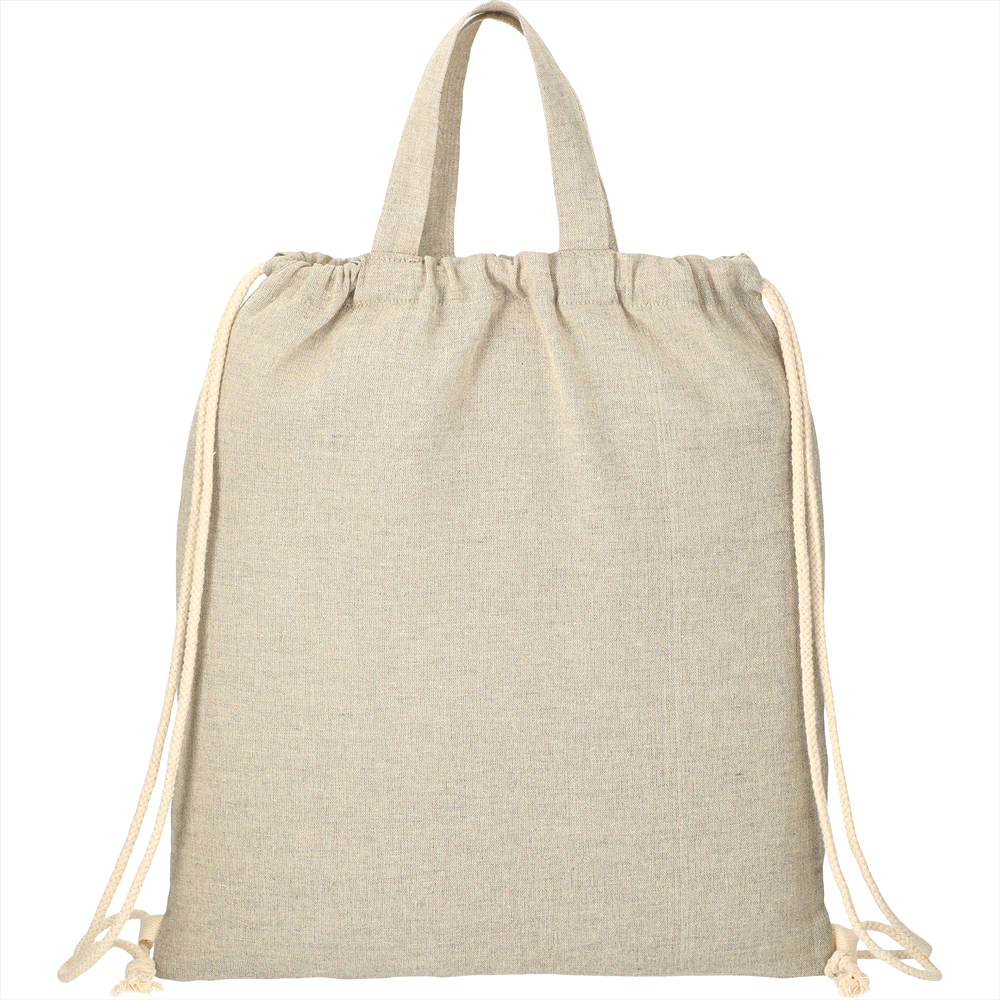 Recycled Cotton Drawstring Bag