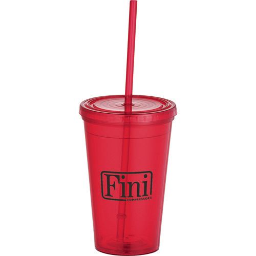 Iceberg 470ml Tumbler w/ Straw