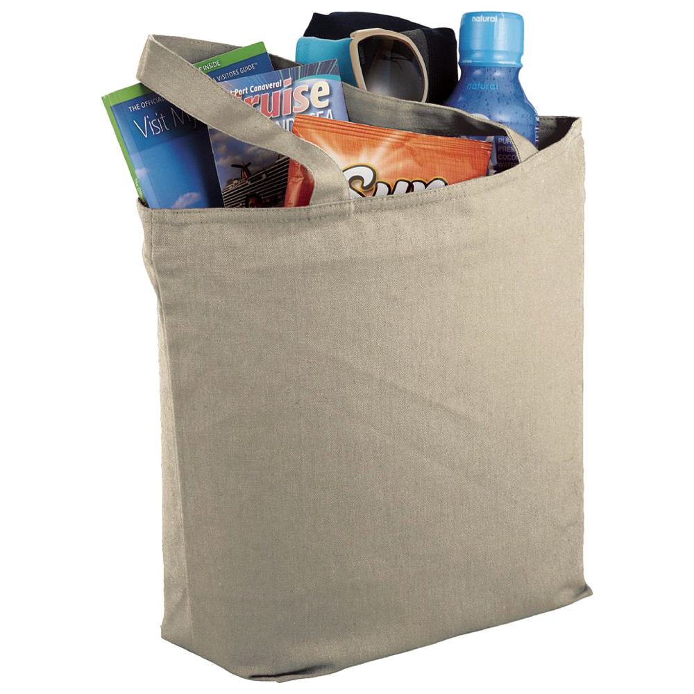 Cotton Maine Zippered Tote 15L