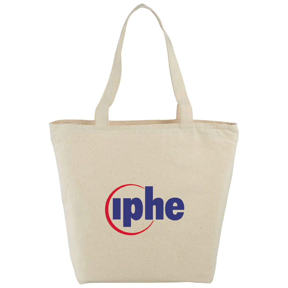 Cotton Maine Zippered Tote 15L