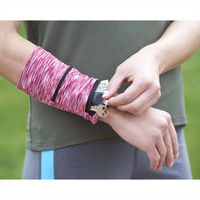 Cooling Heathered Wrist Band w/ Pocket