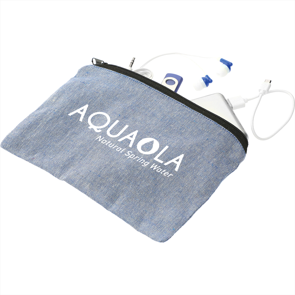 Recycled Cotton Twill Pouch