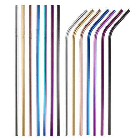 Stainless Steel Straw 6mm x 215mm  - STW004