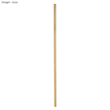 Stainless Steel Straw 6mm x 215mm  - STW004