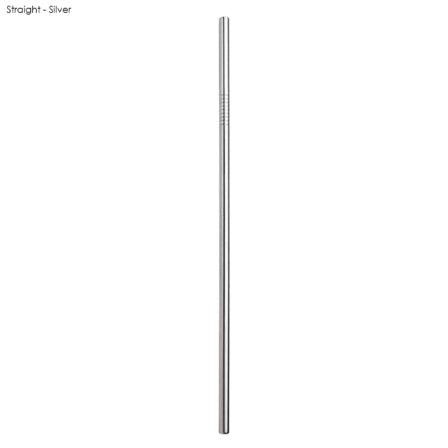 Stainless Steel Straw 6mm x 215mm  - STW004
