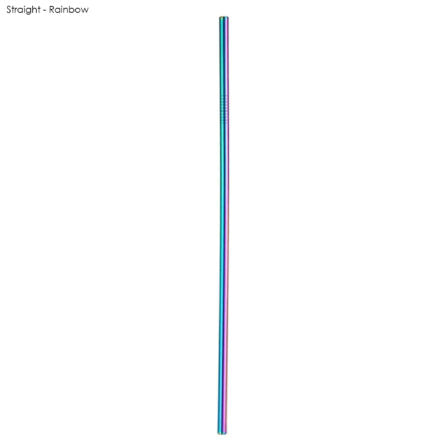 Stainless Steel Straw 6mm x 215mm  - STW004