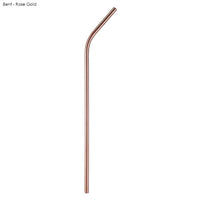 Stainless Steel Straw 6mm x 266mm  - STW005