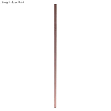 Stainless Steel Straw 6mm x 266mm  - STW005