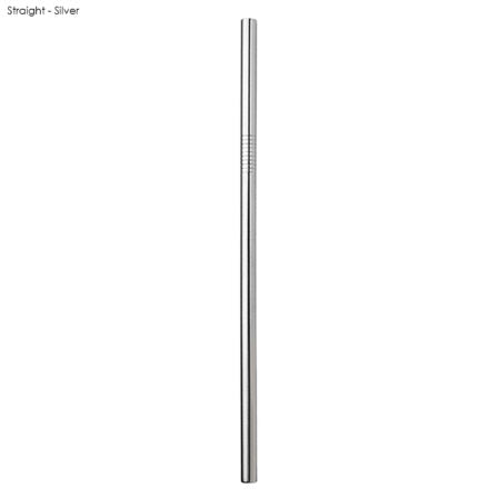 Stainless Steel Straw 8mm x 215mm  - STW006