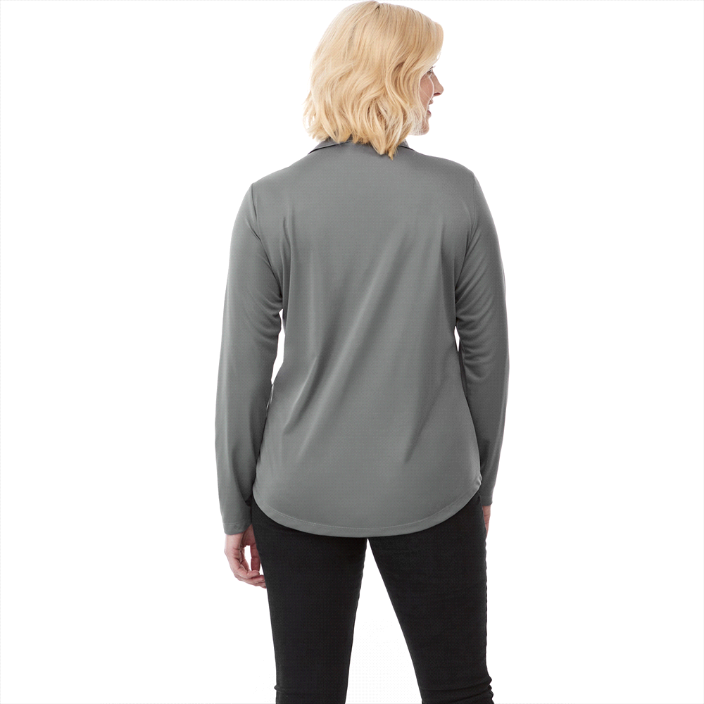 niconcept mori long sleeve polo womens
