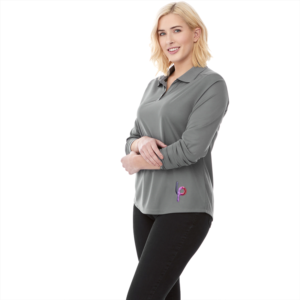 niconcept mori long sleeve polo womens