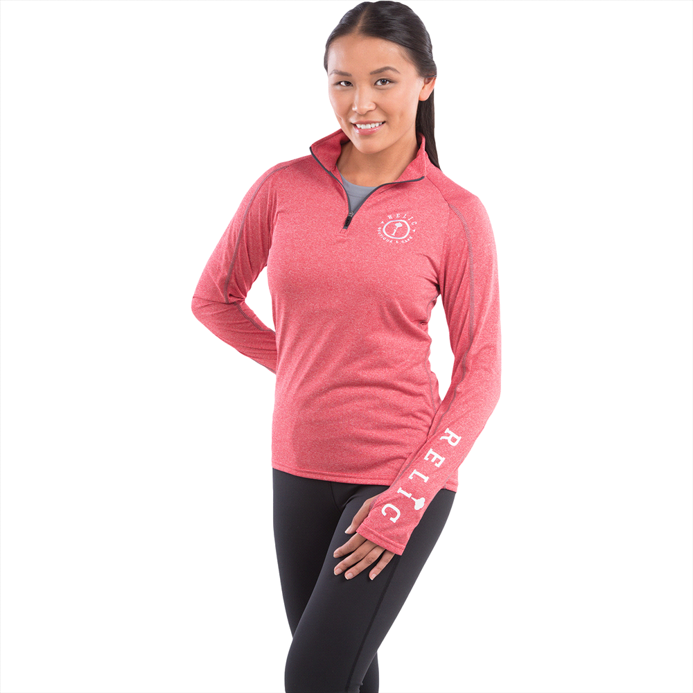 niconcept taza knit quarter zip womens