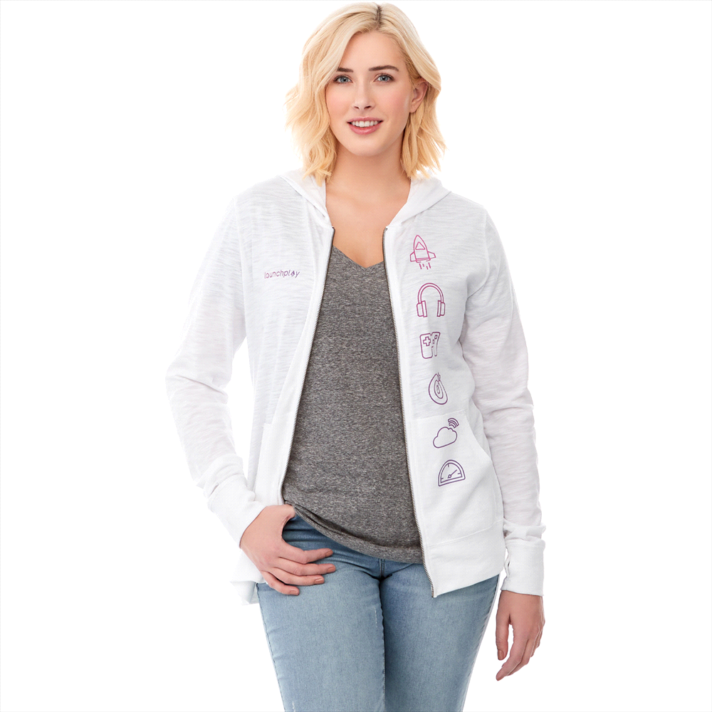 niconcept garner knit full zip hoody womens