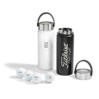 Titleist 4 Ball Metal Water Bottle