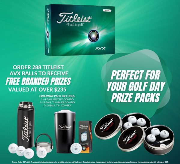 Titleist AVX Gifts Promo