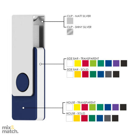 USB with Metal Clip 32GB - USB002