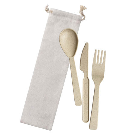 Wheat Straw Utensils In Bag  - UTS002