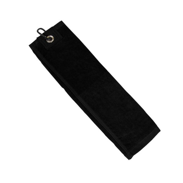Velour Triple Fold Towel inc Carabiner
