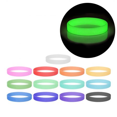 Neon Glow Silicone Wrist Band  - WBD013