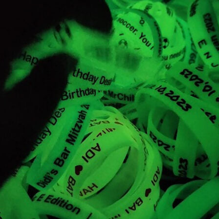 Neon Glow Silicone Wrist Band  - WBD013