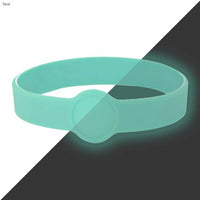 Neon Glow Silicone Wrist Band Custom Design  - WBD014