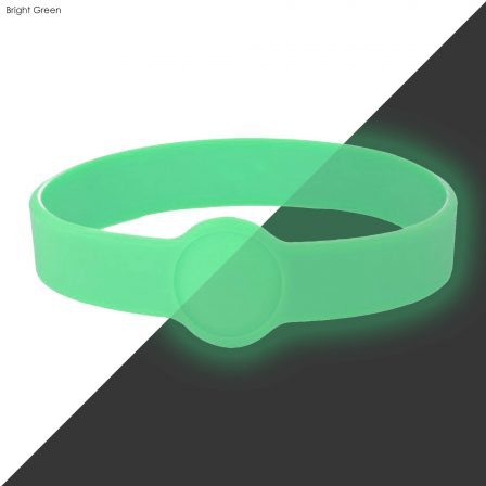 Neon Glow Silicone Wrist Band Custom Design  - WBD014