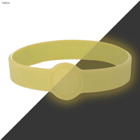 Neon Glow Silicone Wrist Band Custom Design  - WBD014