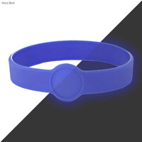 Neon Glow Silicone Wrist Band Custom Design  - WBD014