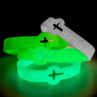 Neon Glow Silicone Wrist Band Custom Design  - WBD014