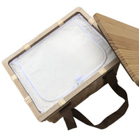 Gold Coast Wicker Picnic Cooler Basket Square  - WCB002